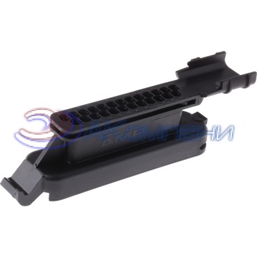 281810-1, Корпус разъема RCP 25 POS 5mm Crimp ST Cable Mount Black Box Automotive