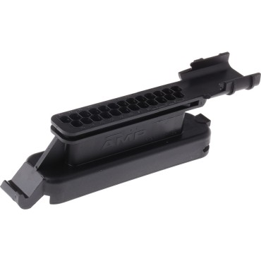 281810-1, Корпус разъема RCP 25 POS 5mm Crimp ST Cable Mount Black Box Automotive