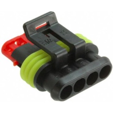 282088-1, Корпус разъема Superseal 1.5, розетка, 4PIN