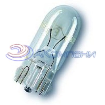 Лампа накаливания W3W  (W2,1x9,5d) 12V OSRAM