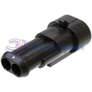 282104-1, Корпус разъема Superseal 1.5, вилка, 2PIN