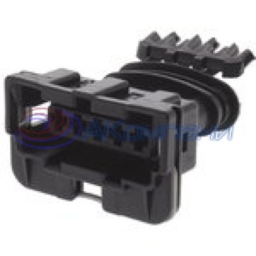 282766-1, Разъем RCP 5 POS 5mm Crimp ST Cable Mount Black Bag Automotive