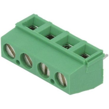 284093-7 Клеммник винтовой TERMI-BLOK PCB MOUNT 90, 7 контактов 5мм