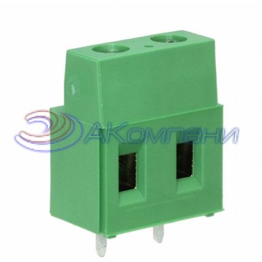 282861-2 Клеммник PCB MOUNT SIDE ENTRY WIRE, STACKING W/ INTERLOCK 2 контакта 7.62мм