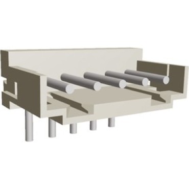 292253-4, Разъем штыревой типа провод-плата, угловой, 2 мм, 4 контакта, Серия PH