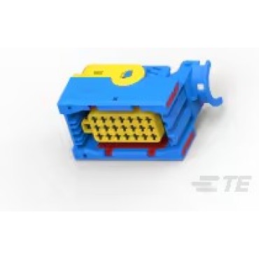 3-1534127-1 Герметичный корпус автомобильного разъема LEAVYSEAL AMP MCP 2.8, вилка "мама" 21 контакт синий