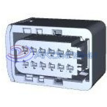 3-1703639-1 Корпус автомобильного разъема AMP MCP 1.5 HSG ASSY, 12 контактов зеленый