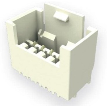 3-1971817-4 Корпус разъема 4P RAST 2.5 Tab Hdr Ex- Lock T/H Vrt-tin