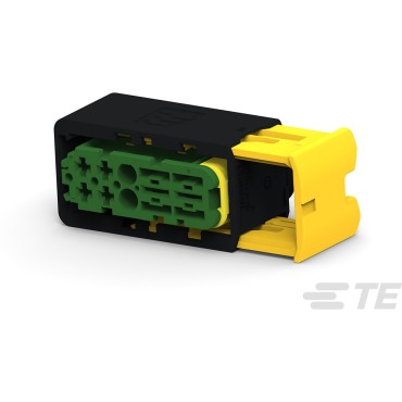 3-2299782-2, Корпус разъема 8POS,MIXED,REC HSG, ASSY,SLD green