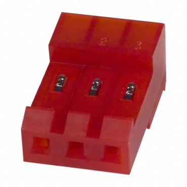 Кабельная IDC розетка с фиксатором вилки 3.96мм, сечение 22мм2, 3 контакта 3-640428-3