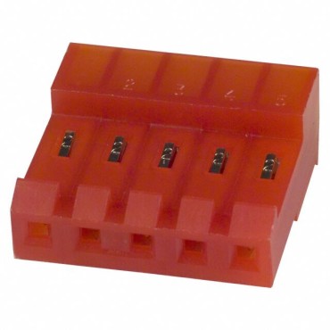 Кабельная IDC розетка с фиксатором вилки 3.96мм, сечение 22мм2, 5 контактов 3-640428-5