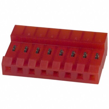 Кабельная IDC розетка с фиксатором вилки 3.96мм, сечение 22мм2, 8 контактов 3-640428-8