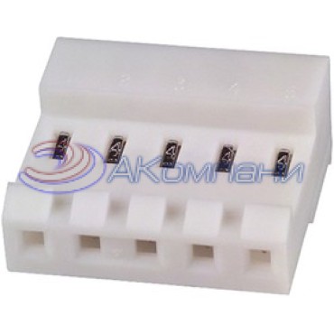 3-640429-2, Кабельная розетка IDC / IDT 24 AWG, 3.96 мм, 2 контакта, Серия MTA-156