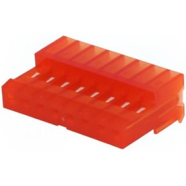 3-640440-8, Разъем вилка, 22 AWG, 2.54 мм, 8 контактов, Гнездо, Серия MTA-100, IDC / IDT