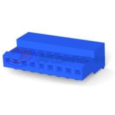 3-640442-9, Разъем мама 2.54 мм, 1 ряд, 9 контактов, монтаж на кабель MTA-100