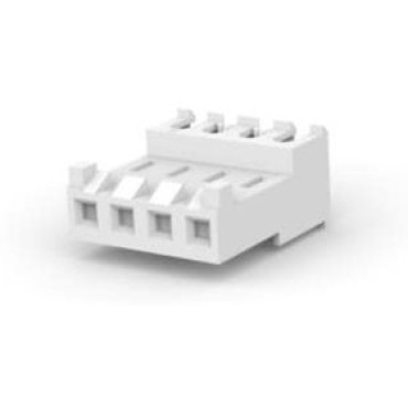 3-644468-2, Разъем FEED THRU W TAB 2P L.R. natural 24 AWG