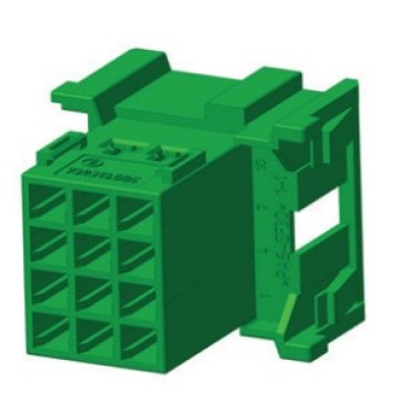 КДПА.732313.005 Колодка штыревая 2,8мм, зеленая (аналог колодки TYCO Electronics (1-967627-1)