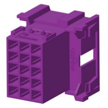 КДПА.732313.006 Колодка штыревая 2,8мм, фиолетовая (аналог колодки TYCO Electronics (1-967628-1)