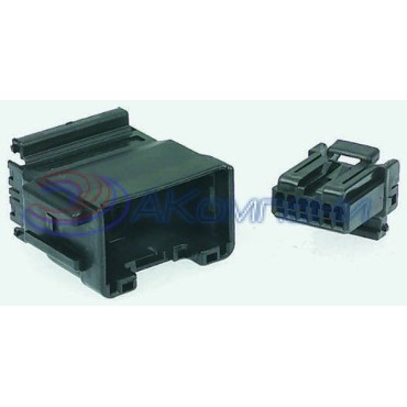 345178-2 Разъем 6-ти контактный к кнопке блокировки задних стеклоподъемников ВАЗ 2180 Vesta
