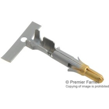 350218-7, Контакт Universal MATE-N-LOK Series, Штырь, Обжим, 14 AWG, Контакты с Покрытием из Золота