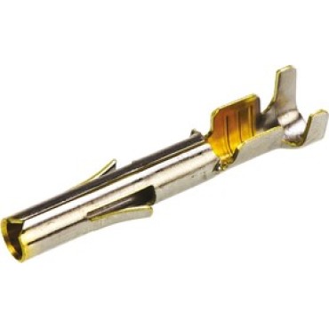 350550-2, Контакт гнездо, Обжим, 14 AWG, с Покрытием из Золота, Серия Universal MATE-N-LOK