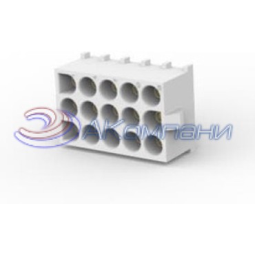 350765-4, Корпус разъема 15P UMNL HDR ASSY PC LF