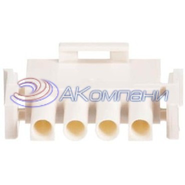 350779-5, Корпус разъема Universal MATE-N-LOK, 04P PLUG HSG UL94V0 GW
