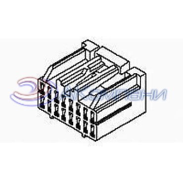 353212-5, Корпус разъема PL 32 POS 2.5mm Crimp ST Cable Mount Blue