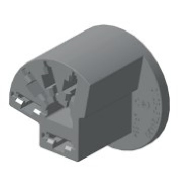 2123-3724420 Колодка 5 конт. 6,3 мм.