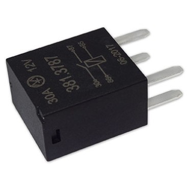 381.3787 Реле электромагнитное, 12V 30А 4 контакта, замыкающее (Энергомаш)