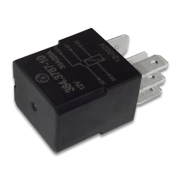 384.3787-10 Реле электромагнитное, 12V 35А 4 контакта, замыкающее с резистором (Энергомаш)