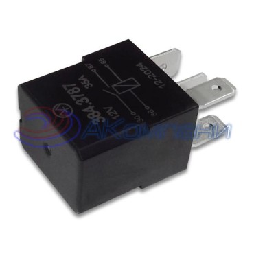 384.3787 Реле электромагнитное, 12V 35А 4 контакта, замыкающее (Энергомаш)