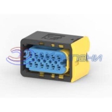 4-1703639-1 Корпус автомобильного разъема AMP MCP 1.5 HSG ASSY, 12 контактов синий