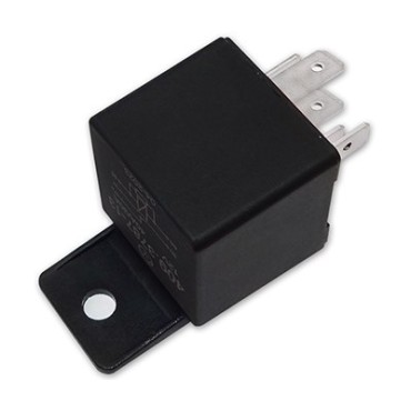 409.3787-13 Реле электромагнитное, 12V 40А/30А 5 контактов, переключающее с резистором (Энергомаш)
