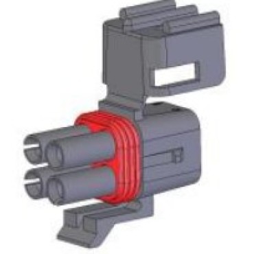 СЦНК.434438.053 Колодка гнездовая 4-х контактная аналог Packard12015798