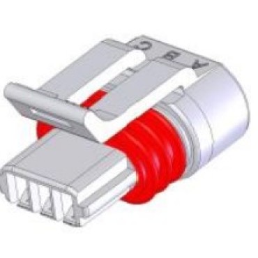 СЦНК.434438.118 Колодка гнездовая 3-х контактная аналог Packard12162279