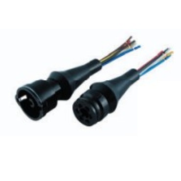 СЦАЗ-2-6(В+Р)СБ6 Колодка соединит. задн. фонаря "Газель"(тент.), МАЗ, КАМАЗ (герметич., в сборе с 6-ю проводами)