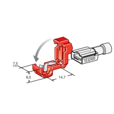 Соединитель клеммный врезной, сечение провода 0,25-1,0 мм² 4510096/4410096 MTA