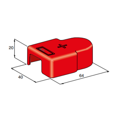 Крышка клеммы АКБ +, 4510480 МТА