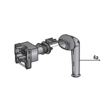Разъем 2-контактный JPT (Junior Power Timer) мама 4520910/4420910 MTA