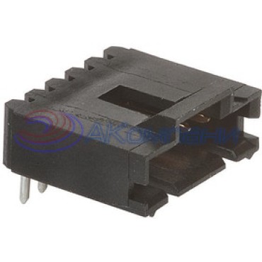 5-103634-1, Разъем 2.54 мм, LATCHING HDR SHRD 2P W/O HOLD-DN TIN CONT