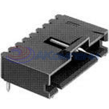 5-104935-7, Разъем LATCHING HDR SHRD 6P W/O HOLD-DN 30AU CNT