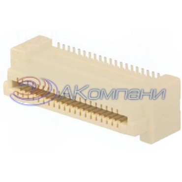 5-5179009-1, Составной разъем платы, вертикальный, 40 контактов, Штекер, 0.8 мм для поверхностного монтажа