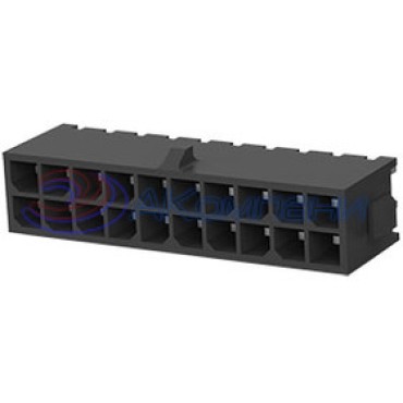 5-794630-0, Корпус разъема гнездо прямой, шаг 3мм, 20 контактов Micro MATE-N-LOK