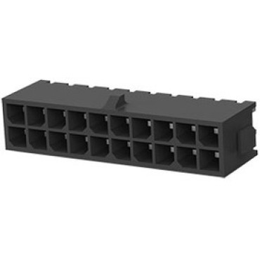 5-794630-4, Корпус разъема гнездо прямой, шаг 3мм, 24 контакта Micro MATE-N-LOK