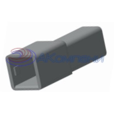 2108-3724352 Колодка штыревая изолирующая 1-контактная 2,8мм (ОКП 45 7373 9077 502201)