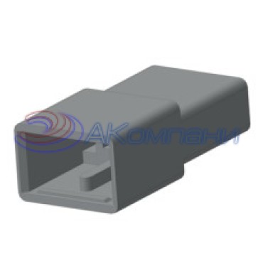 2108-3724354 Колодка штыревая 2-контактная 2,8мм под 392 клемму (ОКП 45 7373 9076, 502202)