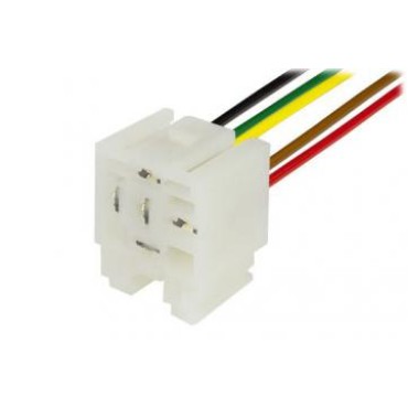 Колодка соединительная реле блока предохранителей Авар ам ВАЗ 2110-2112, Калина, Приора (в сборе с 5-ю проводами) 503СБ5