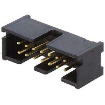 5103309-3, Разъем типа провод-плата штыревой, 2.54 мм, 16 контактов, Серия AMP-LATCH