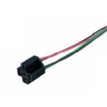 9016 Колодка соединит. реле (в сборе с 4-мя пров.2х0,75+2х1,50мм кв. L=220мм, на автосигнализации)